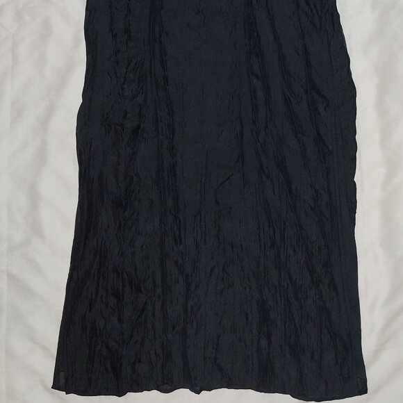 NWT DKNY Women's midi Sleeveless dress with shiny Sliver chain belt Size 12 - Picture 3 of 5